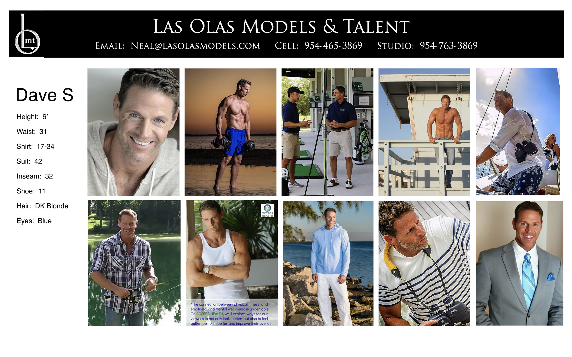 Model Fort Lauderdale Miami South Florida Print Catalog Video Fashion Model Male Model - Las Olas Models Fort Lauderdale Miami - Dave S